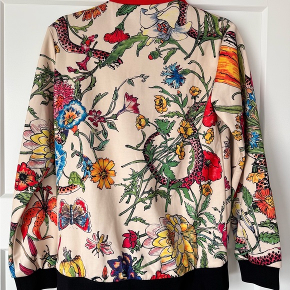Gucci Floral Multicolor Women's Track Jacket - Picture 2 of 5